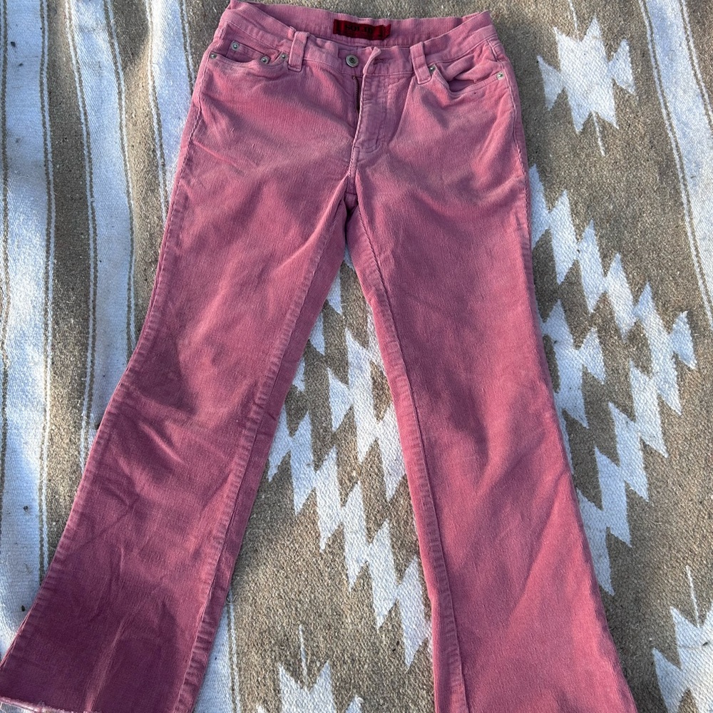 SOLID Light pink corduroy pants